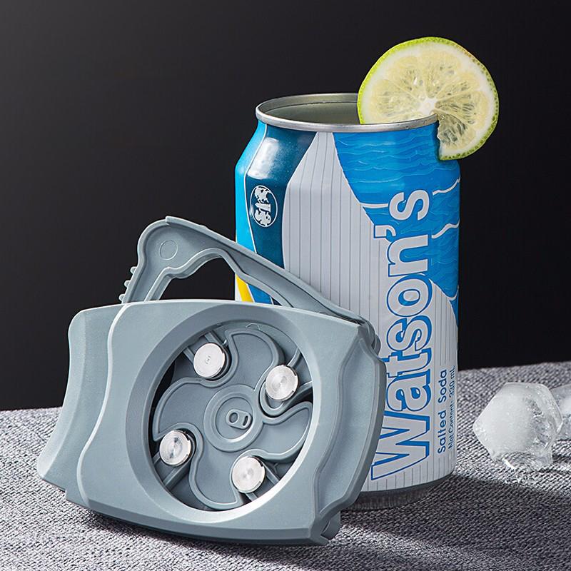 1pcs Smooth Edge Safe Can Opener Portable Beer Soda Coke Can Top Remover Quick Open Kitchen Bar Gadget for Home Party Camping