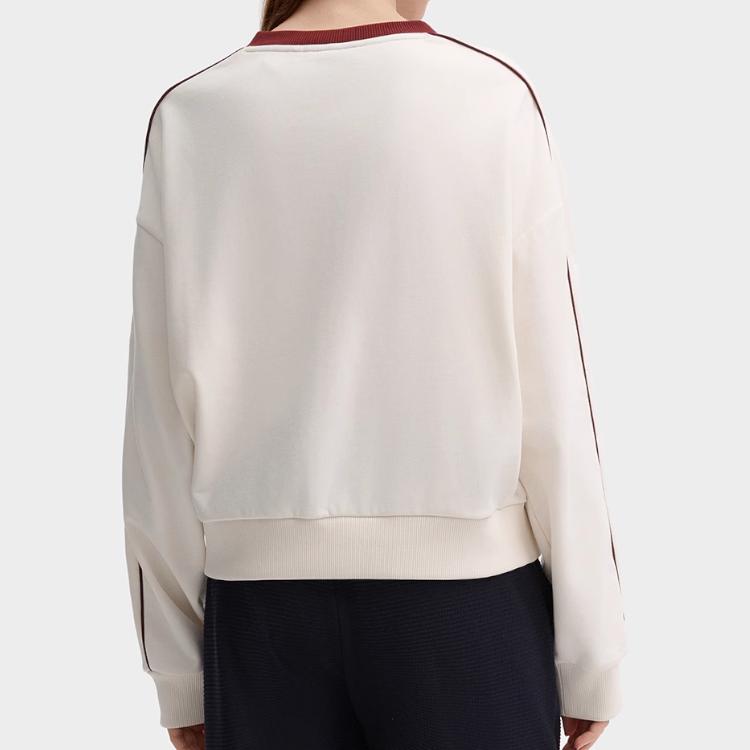 New FILA Sweatshirt Women's Cloud White F11W439215FWT