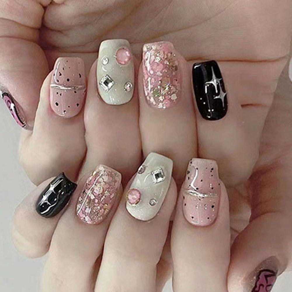 

Manicure Material Fake Nails Nail Accessories Fake Nail Extension Sweet False Nails Girls