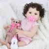 NPK 53cm Full Silicone Body Reborn Baby Doll Realista Baby Dolls Birthday Gift For Girls