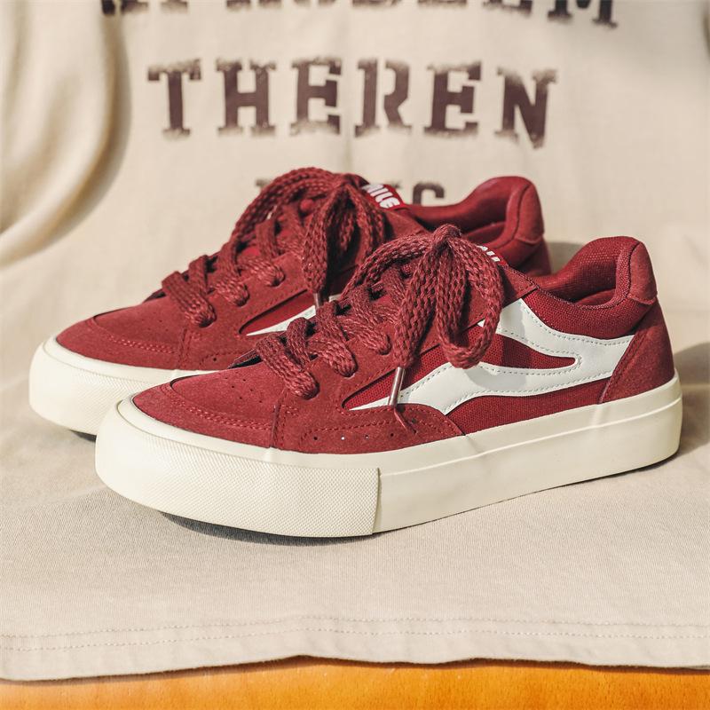 Men's shoes trendy niche original design canvas shoes spring new versatile leisure sports student men's shoes 7992