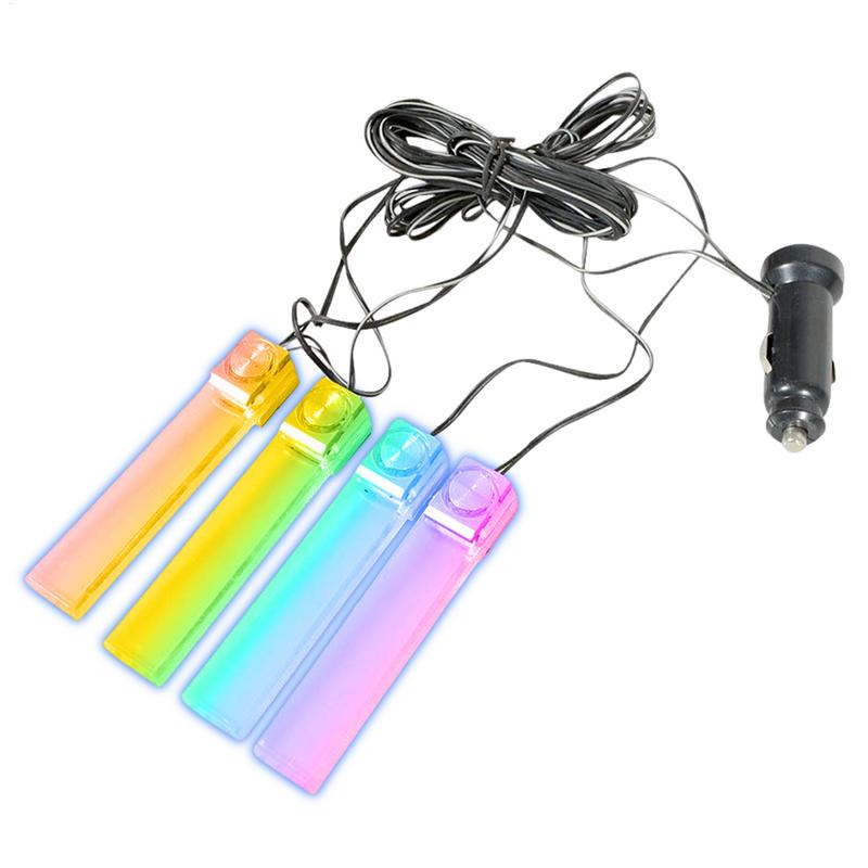 

Car LED Atmosphere Lights Car Pedal Lights 2 Colors 4 In 1 Auto Ambient Lighting RGB Inside Car Light For Automotive Interior China Mainland