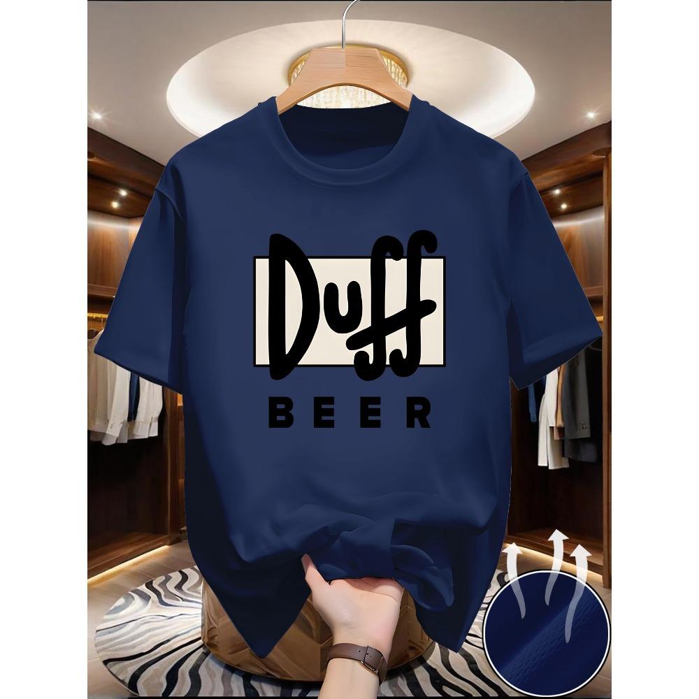 Summer Luxury Casual Brand Letter-Printed Short Sleeved Men's Fashion Design Round Sleeve T-Shirt