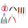 Badminton Racket Stringing Tool Set Bent Nose Pliers Diagonal Pliers Threading Hook Stringing Wire Cone Line Cone