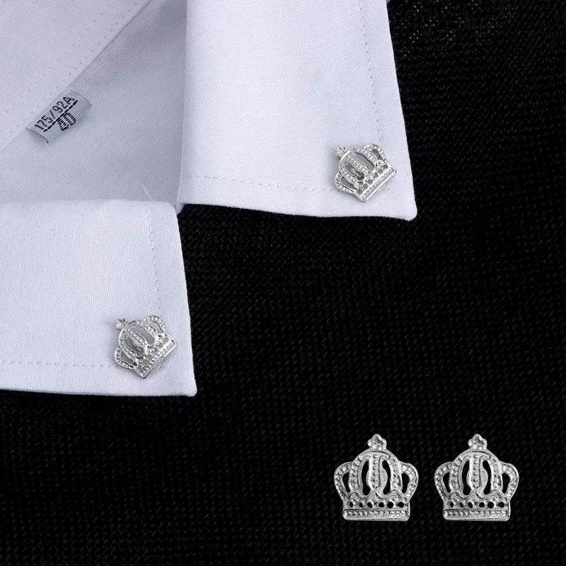 I-Remiel Vintage Driehoek Kroon Kraagspeld voor Mannen Vrouwen - Uitgesneden Broche Embleem Sieraden voor Shirt Pak Accessoires