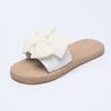 Fashion Women Slippers New Summer Casual Shoes Comfortable Flax Slippers Striped Bow Linen Platform Sandals Ladies Indoor Slides Women