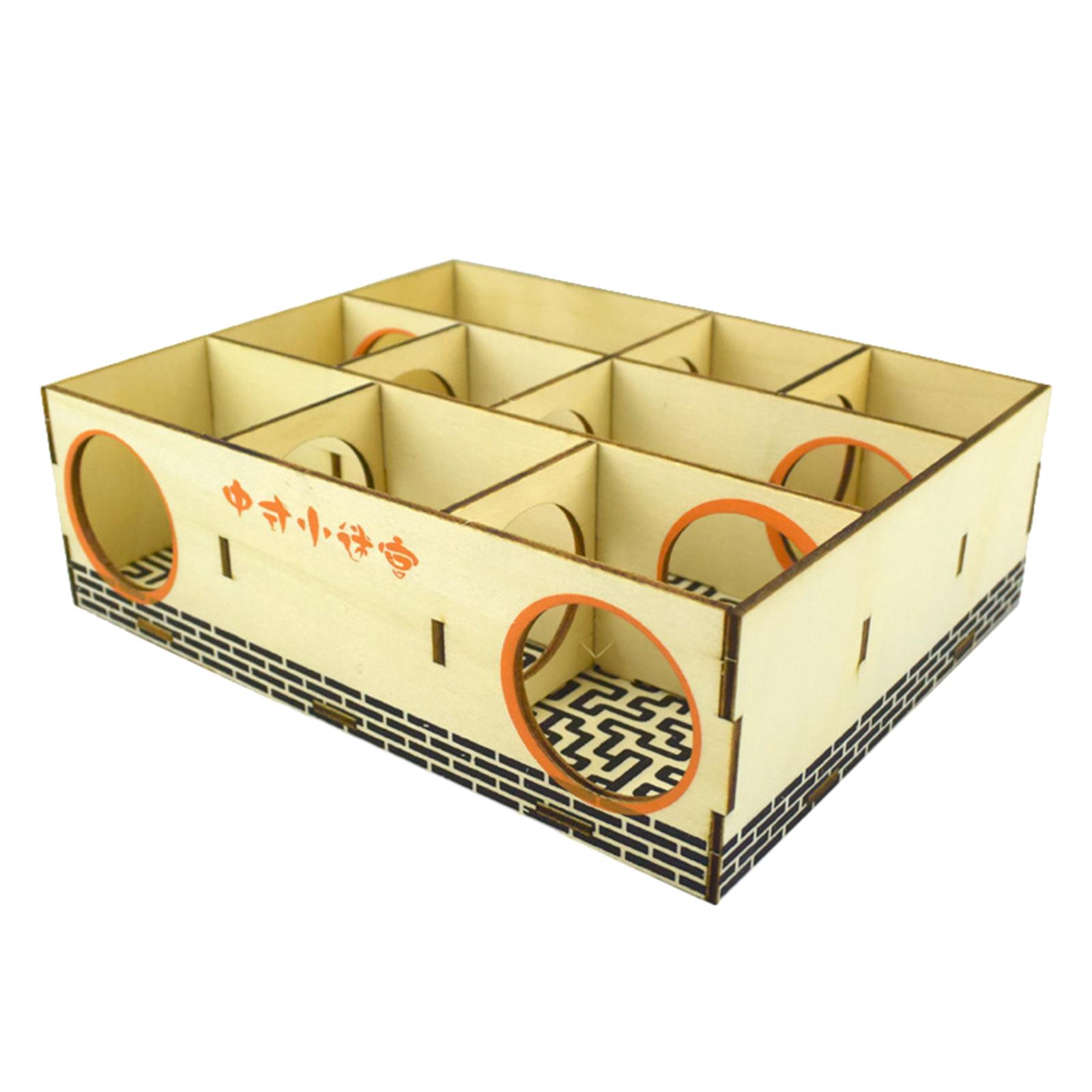 Hamster Maze Hamster Maze Tunnel Activity Sports Play Toys Wooden Labyrinth