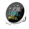 Indoor Air Quality Monitor CO2 Tester Meter Hygrometer With Temperature Dampness Measurement And Wall Mountable Design