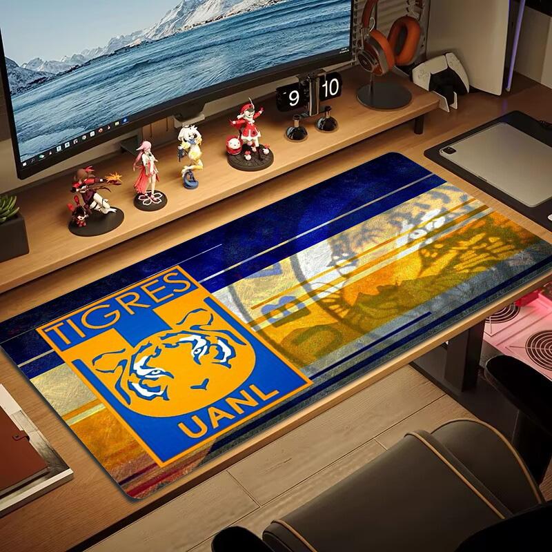 Tigres uanl Color Mouse Pad Large Gaming Table Cushion Non-slip Laptop Tablet Big Mousepad XXL Mat Mini PC Playmat With Lock edge