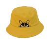 Women's Versatile Sun Protection Bucket Hat - Casual Outdoor Puppy Design