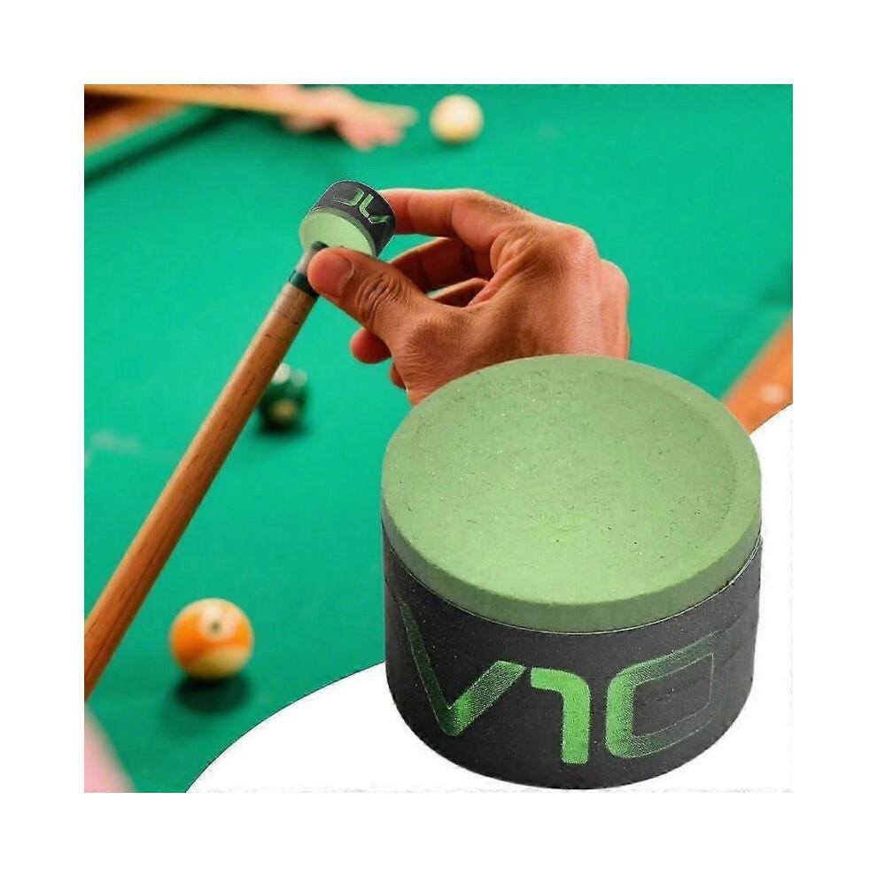 (verde)Gesso per Biliardo Taom V10 Professional, Blu/Verde