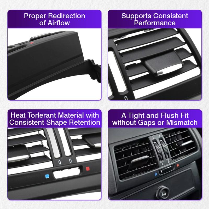 LHD RHD Front Central Left Right Rear AC Conditioner Air Vent Grille Outlet Panel for BMW X5 X6 E70 E71 E72 2007 2008 2009-2013