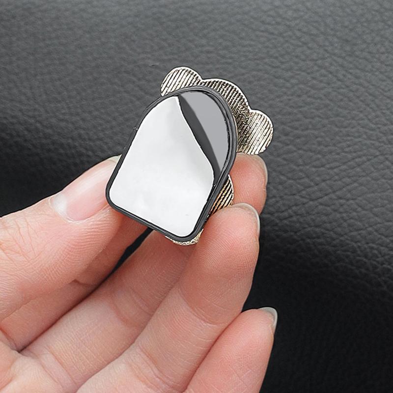 1/2 Stück Kreativer Bär Blume Mini Autohaken Sitzlehnenhalter für Schlüssel Aufhänger Auto Aufbewahrungsorganizer Auto Innenraumzubehör