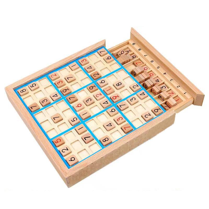 Sudoku Crosswords Montessori Wooden Educational Digits Inference Logic Games Latin Square Math Puzzles Number Place Games Toys