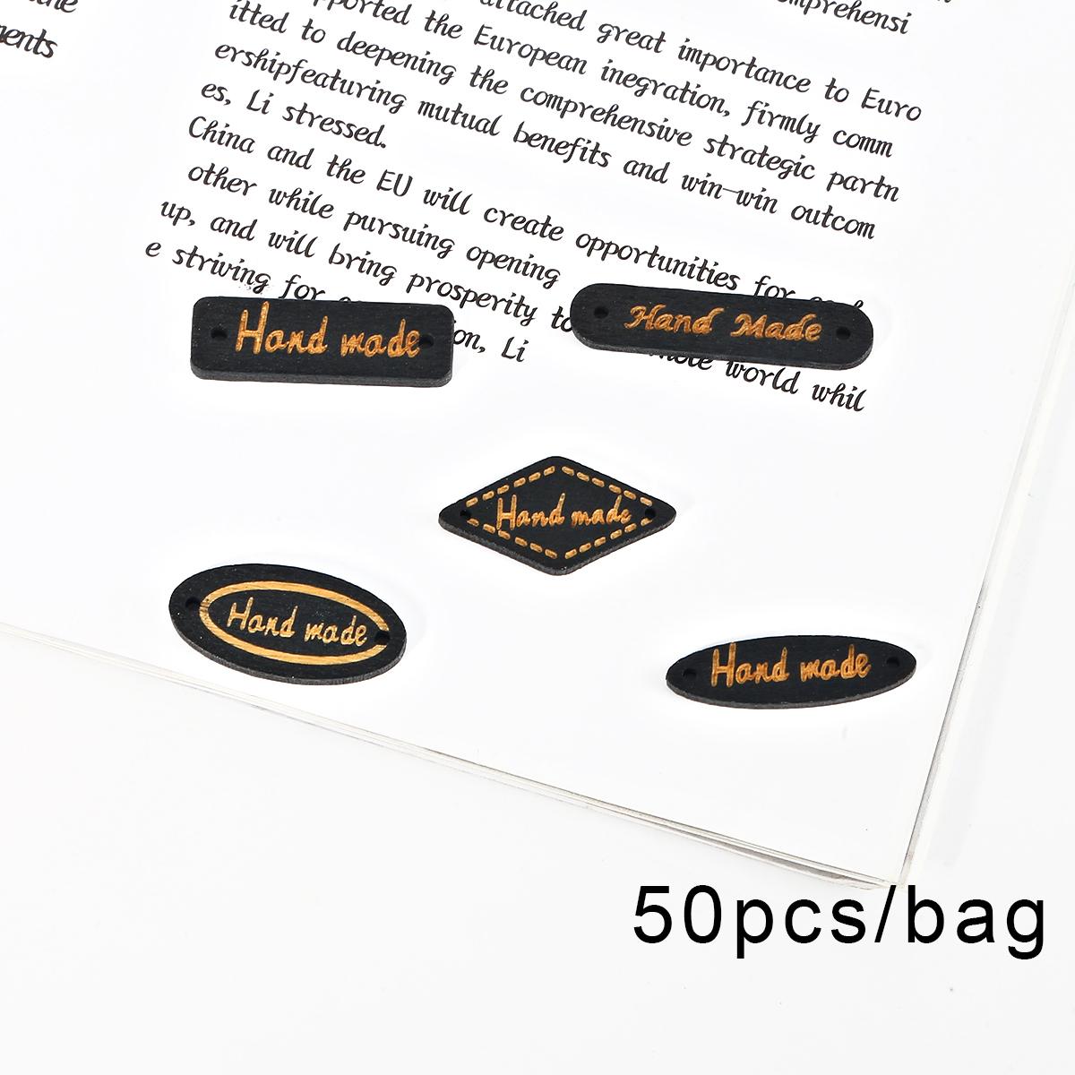 

Смешанная блестящая форма, 50 шт./лот, смешанные цвета, ручная работа, шитье с буквами, пуговицы из натурального дерева, декор для одежды, шитье, пуговицы для скрапбукинга чёрный