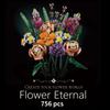 Eternal Artificial Flower Home Decor Building Block Model Brick Moc Bouquet Rose Toy DIY For Women Girls Gift For Mom Girlfriend