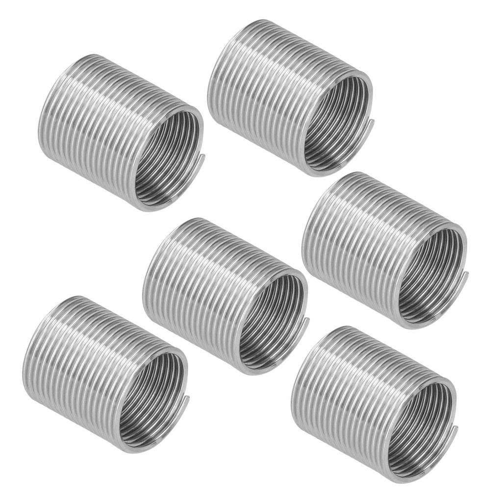 20Pcs Thread Repair M14 X 1.25 Spiral Circle Insert Reducer Nut Threaded Expand Socket Set2D