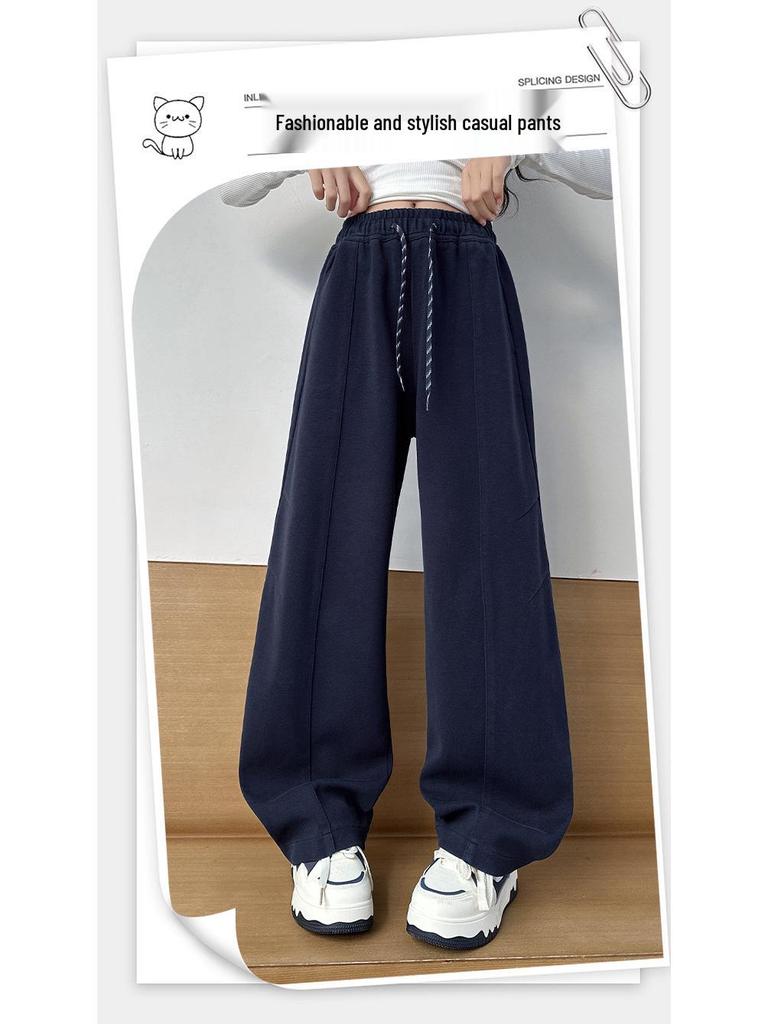 2025 Wiosna i Jesień Modne Spodnie Casualowe dla Dziewcząt - Długie Spodnie dla Dzieci Średnich i Dużych