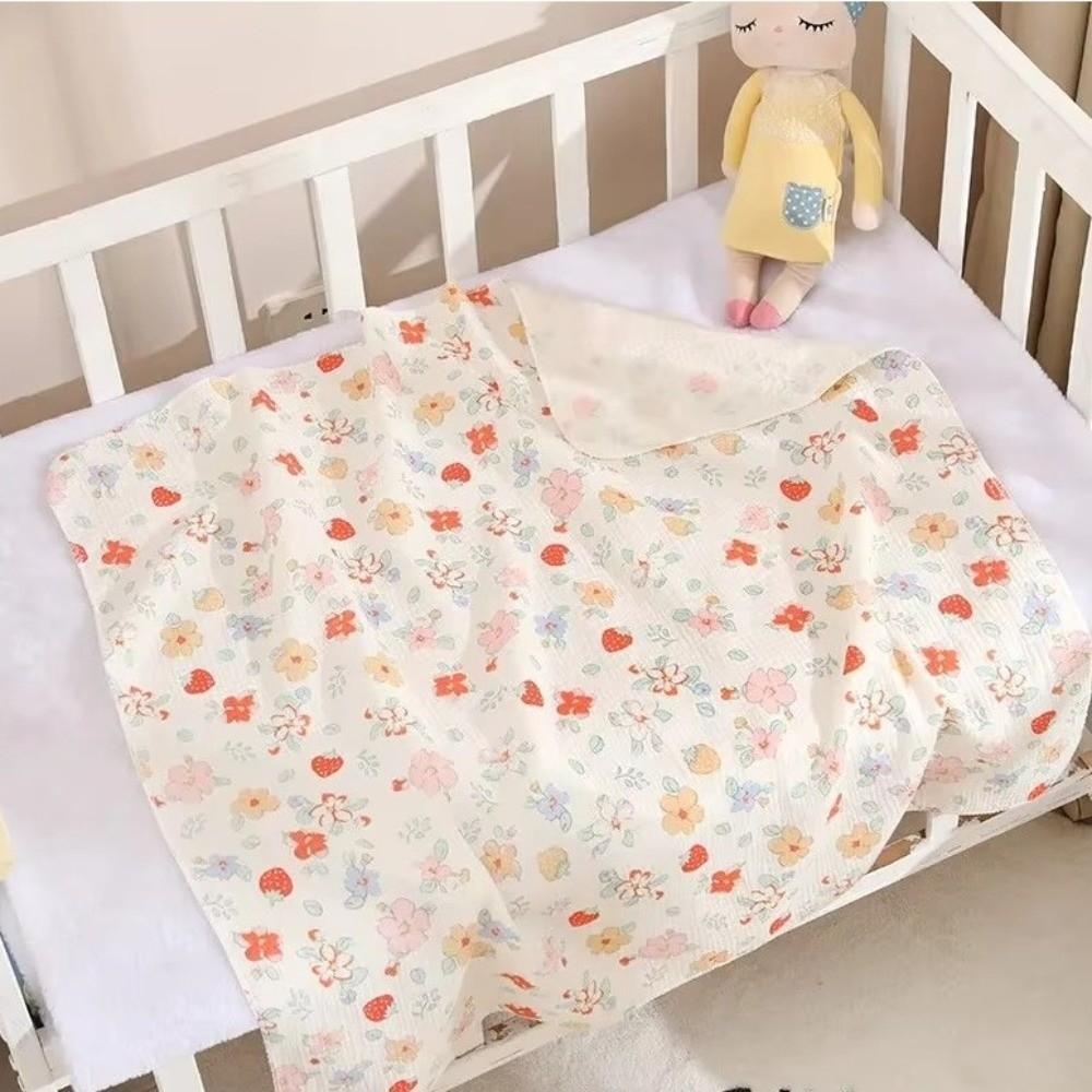 Cotton Muslin Swaddle Gauze Kids Bath Towel Fashion Swaddle Blanket  Boy