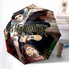 1pc Jujutsu Kaisen Automatic Folding Umbrella with 8 Bone Iron Frame, Portable Tri-Fold Design - Perfect for Fans, Travelers, Daily Use, and Gifts.U01