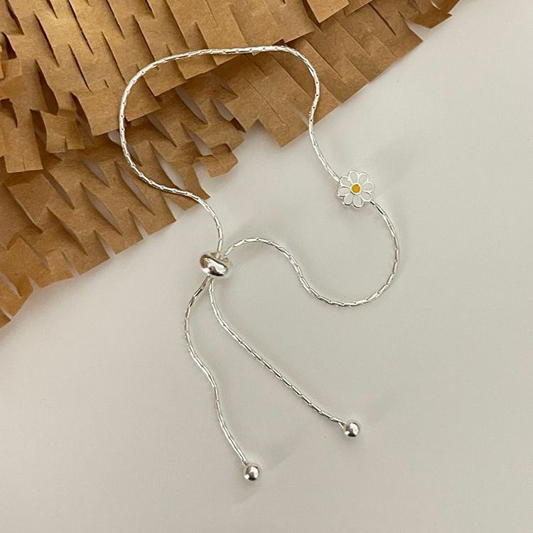 Fashionable Daisy Bracelet for Women Charm Flowers New Adjustable Bracelets Birthday Party Jewelry Gifts