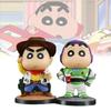 Cowboy Dicky Neuer Crayon Shin-chan GK-Modell Handgefertigte Dekoration PVC-Material 15cm