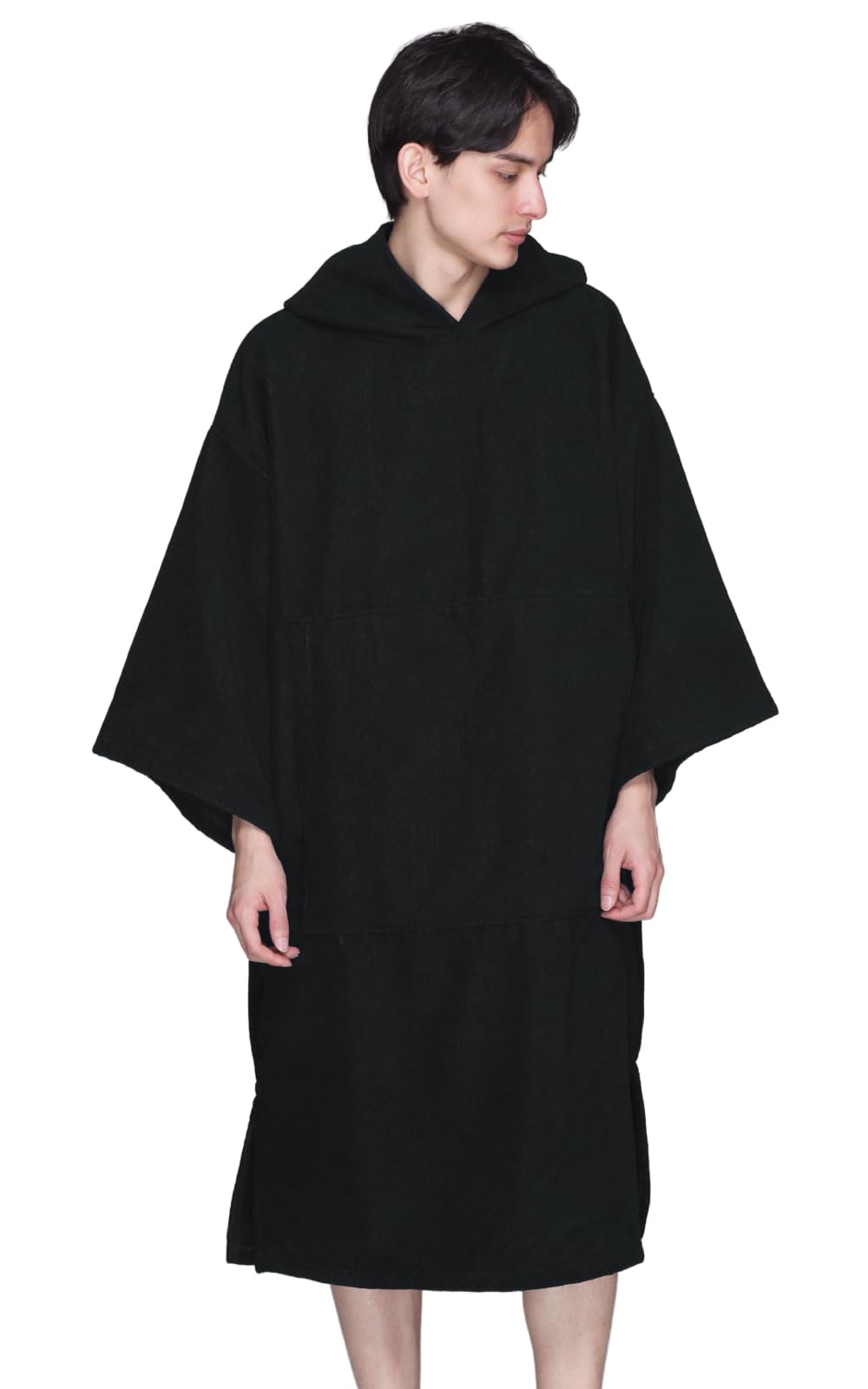 Changing Clothes Sauna Towel Poncho Surf Poncho 520 Black 2 Surfing Beach Towel Sauna Poncho Changing Clothes Poncho Wrap Towel Pool Outdoor Free Size