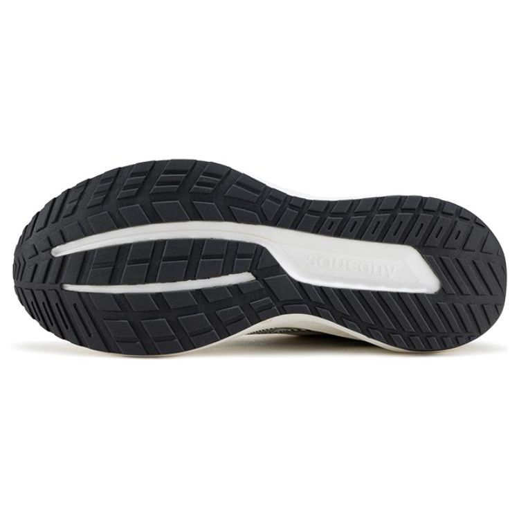 Saucony Puff Comfortable Trendy Non-Slip Wear-Resistant Low-Top Training Running Shoes Men sneaker White Black Green S28194-1