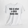 This Is What A Cuck Looks Like Funny Bold Stateunisext Tee Dark Humour Hotwife