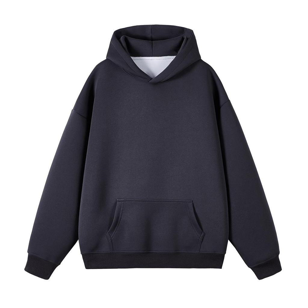 Frühling Herren Unifarbene Kapuzenpullover High Street Baumwoll-Pullover Hoodies 2026 Neue Herren Y2K Vintage Kapuzenpullover Kleidung