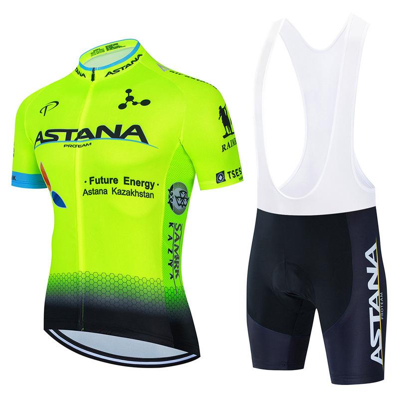 Men's summer short-sleeved cycling suit top mountain bike quick-drying breathable sweat-absorbing short-sleeved suit
