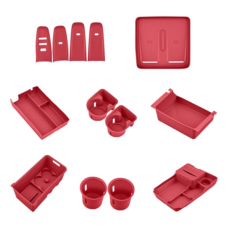 Fits 26 AITO M7/M8 Models: Central Control Wireless Charging Silicone Pad Upgrade Set