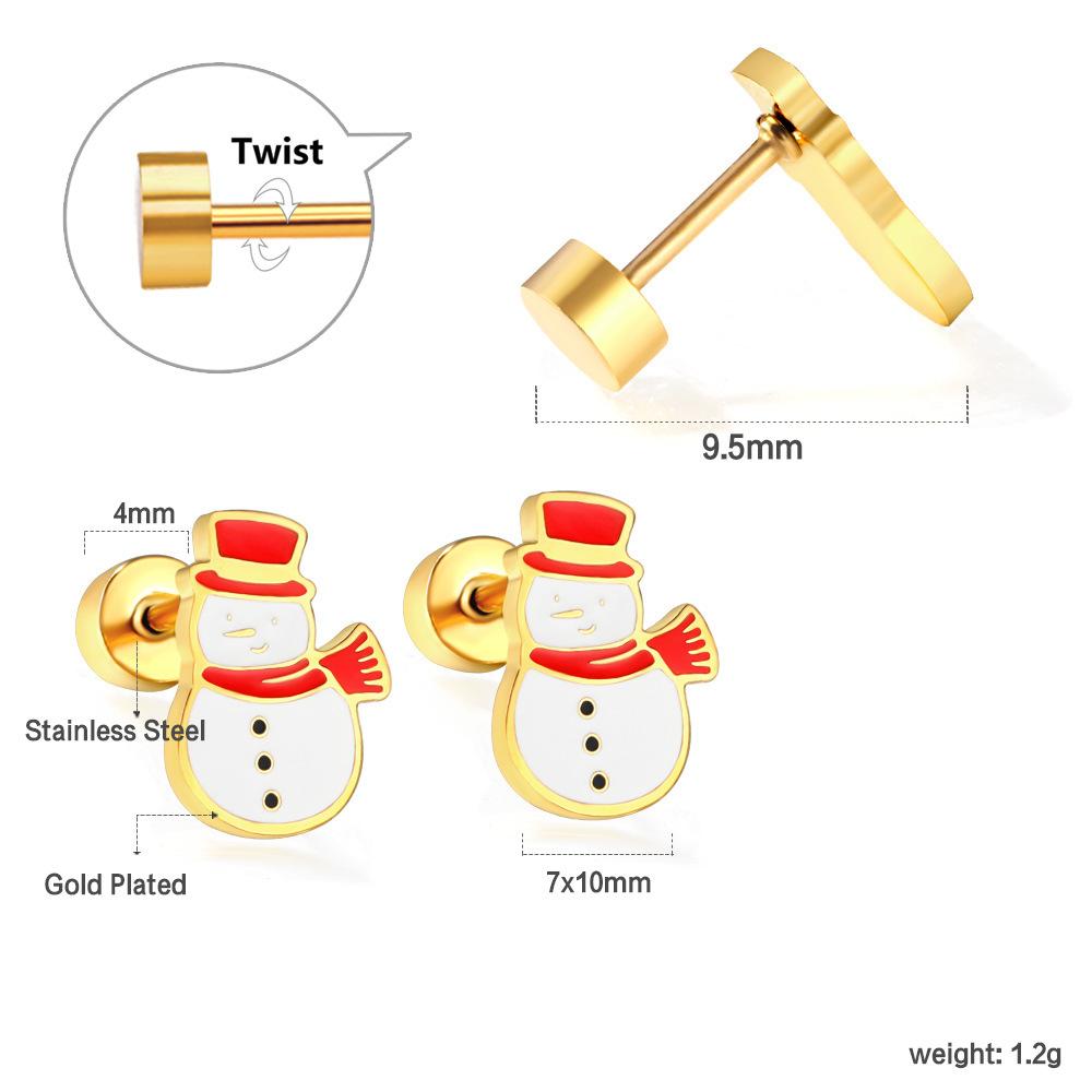 European and American Christmas Earrings, High-end Creative Versatile Christmas Tree Earrings 2026