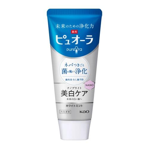 Pyuora Medicated Pyuora Nano Bright Toothpaste, 115g, Toothpaste (Whitening)