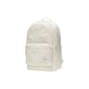 Série Style de Vie Sportif Li Ning Mode Décontracté Polyvalent Logo de la Marque Polyester Écologique Sac à Dos Étudiant Sac à Dos Unisexe Blanc Cassé ABST017-3