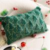 Embroidered Throw Pillow Case Removable Washable Sofa Cushion Cover Christmas Themed Pillowcase Home Decoration