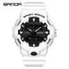 Sanda Luminous Unisex Multifunctional Casual Electronic Watch