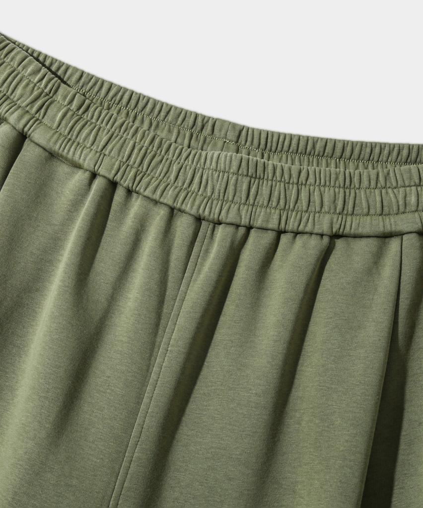 Dimiteulibeullaeg Vlad One-Pleat Pigment Fade Wash Sweatpants_Olive