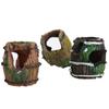 Aquarium Ornaments Decorations Artificial Resin Barrel Landscaping Accessories