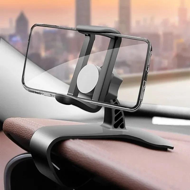 1Pcs 360 Rotatable Car Phone Holder Universal Auto Grip Mount Dashboard Stand Mobile Phone Fixed Bracket