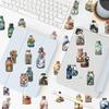 50 Pack Funny Vinyl Stickers, Drifting Bottle Large Bulk Sticker