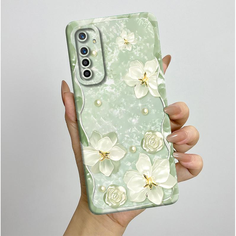 For Realme X2 XT Case RMX1921 RMX1991 RMX1993 Pretty Flowers Silicone Soft TPU Shockproof Phone Cover For OPPO K5 Coque Fundas