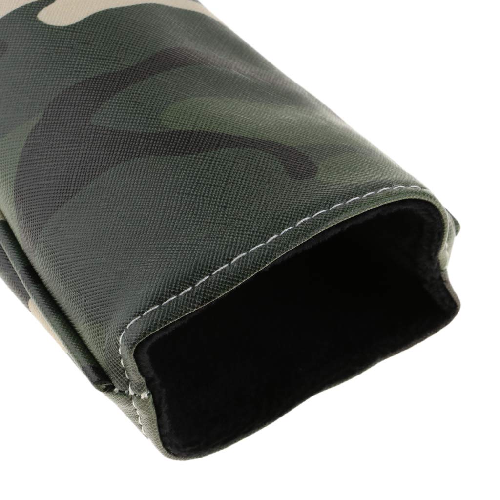 DYNWAVE 4dílná sada Vysoce výkonný kryt hlavy golfové hole 460CC Driver Wood Kryt hlavy 1 3 5 UT 3 barvy - Maskáčová zelená