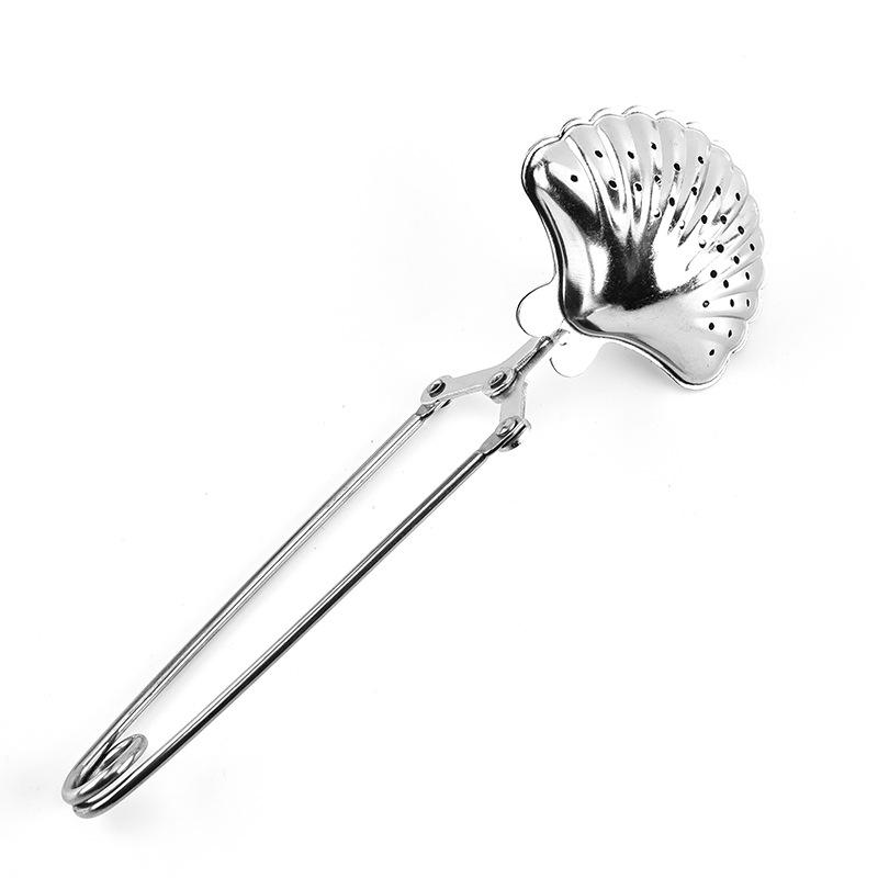 Stainless Steel Tennis Clip Ball Tea Infuser Tea Strainer Herbal Spice Cooking Filter