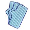 J0MC 3Pack Steams Mop Replacement Pad For Neat Cleaner Accessories High Absorption Microfiber Suitable For Floor