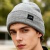 Men's Velvet Warm Ear Protection Fluff Knitted Hat Outdoor Cold-Proof Pullover Wool Hat