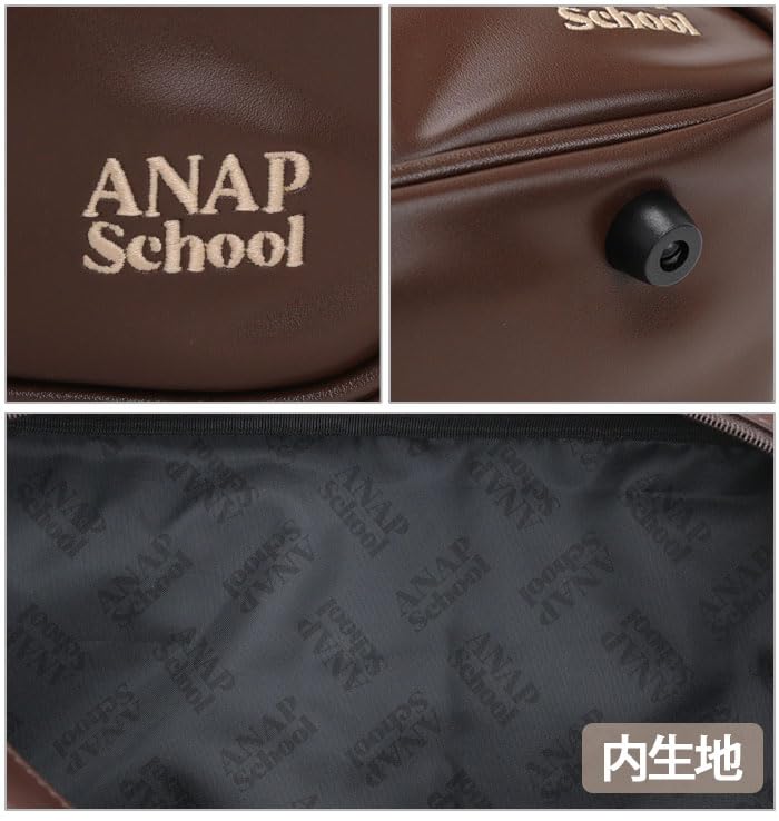 Sac à Dos ANAP, Cuir Synthétique, ans-001, Noir