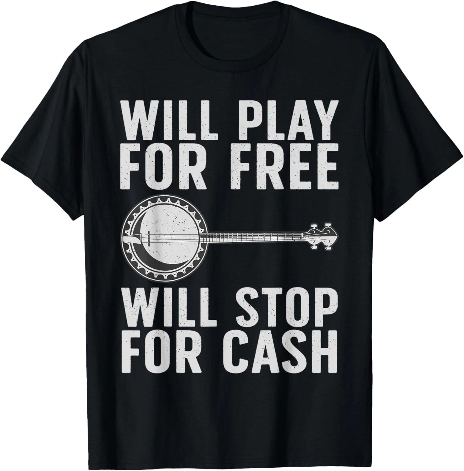 

Funny Banjo Art For Men Women Banjo Musical Instrument Lover Gift Unisex T-Shirt 2XL
