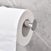 Stainless Steel Roll Paper Holder Self-adhesive Wall Mount Bathroom Toilet Paper Holder Kitchen Paper Towel Dispenser Storage Rack