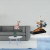 Cat Ballet Statue Decorative Figurine Animal Sculpture Art Craft Ornament for Fireplace And